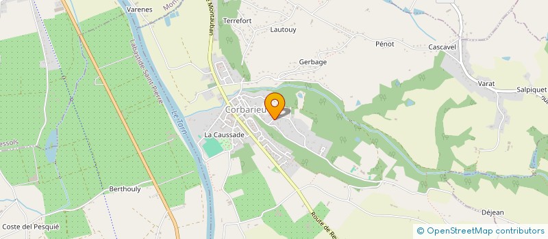 localisation de l'entreprise MONSIEUR PHILIPPE COSSE  CORBARIEU