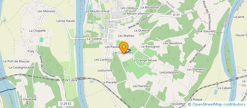 localisation de l'entreprise MONSIEUR PHILIPPE COSTA  SAINTE-FOY-DE-LONGAS