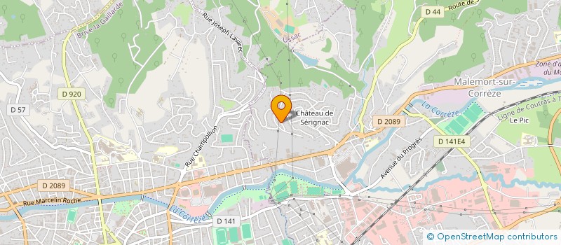 localisation de l'entreprise MONSIEUR PHILIPPE COSTE  COSNAC