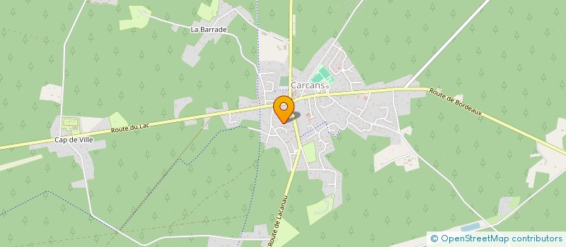 localisation de l'entreprise MONSIEUR PHILIPPE COSTENOBLE  CARCANS