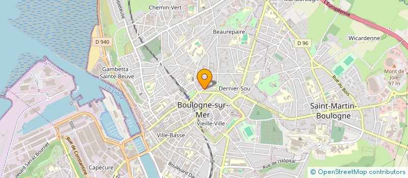 localisation de l'entreprise MONSIEUR PHILIPPE COSTEUX  BOULOGNE-SUR-MER