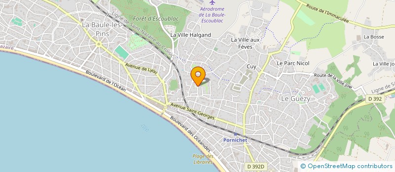 localisation de l'entreprise MONSIEUR PHILIPPE COTSAS à LA BAULE-ESCOUBLAC