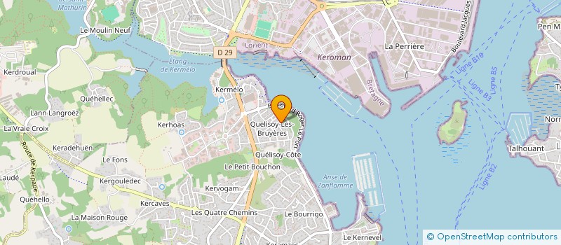 localisation de l'entreprise MONSIEUR PHILIPPE COTTARD  LARMOR-PLAGE