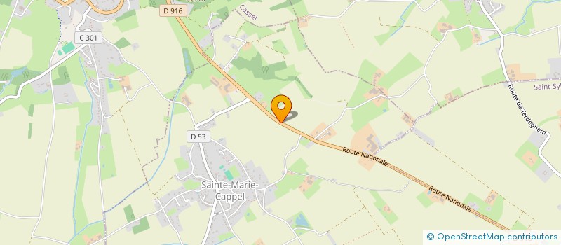 localisation de l'entreprise MONSIEUR PHILIPPE COUCHE  SAINTE-MARIE-CAPPEL