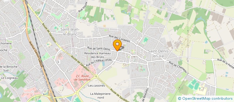localisation de l'entreprise MONSIEUR PHILIPPE COUDERT à SAINT-DENIS-EN-VAL