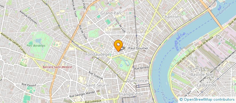 localisation de l'entreprise MONSIEUR PHILIPPE COUDRAY à BORDEAUX