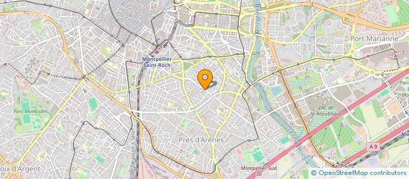 localisation de l'entreprise MONSIEUR PHILIPPE COUDRAY  MONTPELLIER