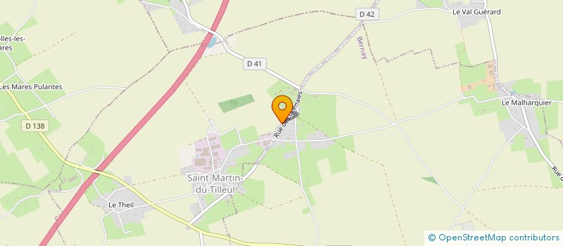 localisation de l'entreprise MONSIEUR PHILIPPE COUET  SAINT-MARTIN-DU-TILLEUL