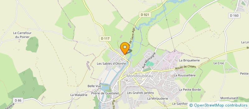 localisation de l'entreprise MONSIEUR PHILIPPE COULOIR  MONDOUBLEAU