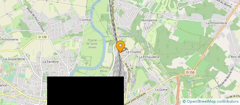 localisation de l'entreprise MONSIEUR PHILIPPE COULON  SAINTES