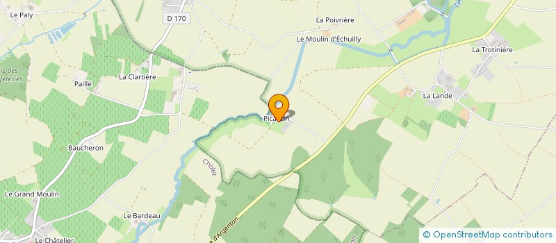 localisation de l'entreprise MONSIEUR PHILIPPE COULOT  DOUE-EN-ANJOU