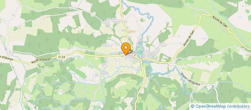 localisation de l'entreprise MONSIEUR PHILIPPE COURATTE-ARNAUDE  LASSEUBE