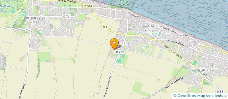 localisation de l'entreprise MONSIEUR PHILIPPE COURAYE  SAINT-AUBIN-SUR-MER