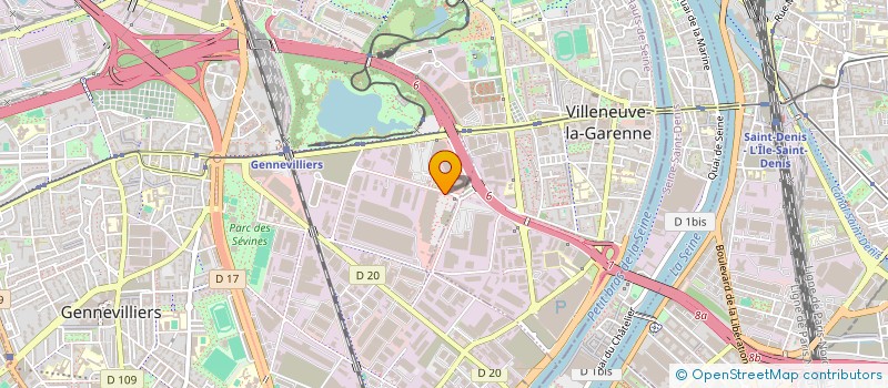 localisation de l'entreprise MONSIEUR PHILIPPE COURBARIE à GENNEVILLIERS