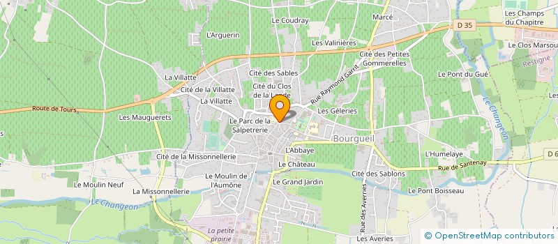 localisation de l'entreprise MONSIEUR PHILIPPE COURRIAULT à BOURGUEIL