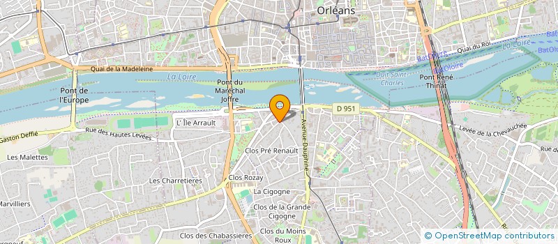 localisation de l'entreprise MONSIEUR PHILIPPE COURTACHON à ORLEANS