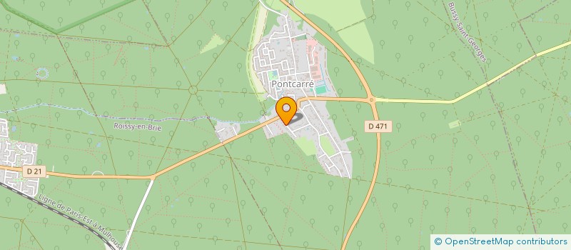 localisation de l'entreprise MONSIEUR PHILIPPE COURTILLAT  PONTCARRE