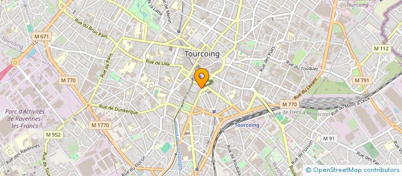 localisation de l'entreprise MONSIEUR PHILIPPE COURTIN à TOURCOING