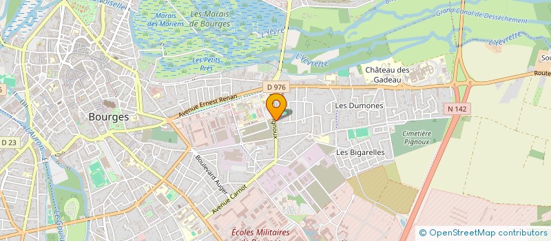 localisation de l'entreprise MONSIEUR PHILIPPE COUTON  BOURGES