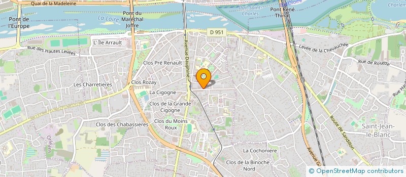 localisation de l'entreprise MONSIEUR PHILIPPE COUTON  ORLEANS