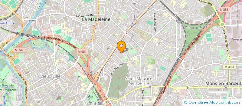 localisation de l'entreprise MONSIEUR PHILIPPE COUVELARD à LA MADELEINE