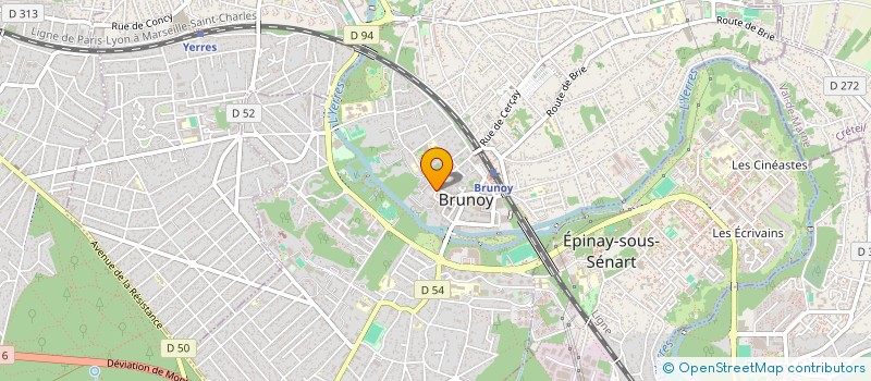 localisation de l'entreprise MONSIEUR PHILIPPE COUVREUR à BRUNOY