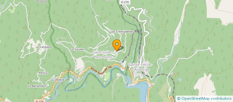 localisation de l'entreprise MONSIEUR PHILIPPE CRAUSAZ  SAINT-MARTIN-DE-BOUBAUX