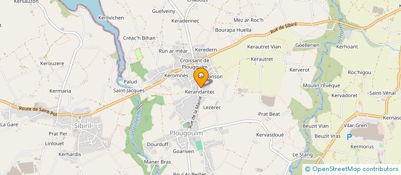 localisation de l'entreprise MONSIEUR PHILIPPE CREIGNOU  PLOUGOULM