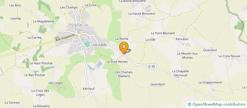 localisation de l'entreprise MONSIEUR PHILIPPE CRETE  YVIGNAC-LA-TOUR