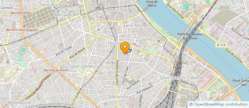 localisation de l'entreprise MONSIEUR PHILIPPE CRIAUD  BORDEAUX