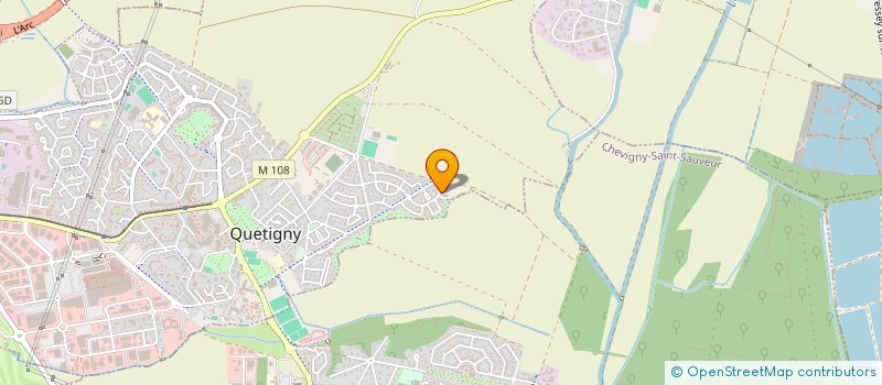 localisation de l'entreprise MONSIEUR PHILIPPE CRIAUD  QUETIGNY