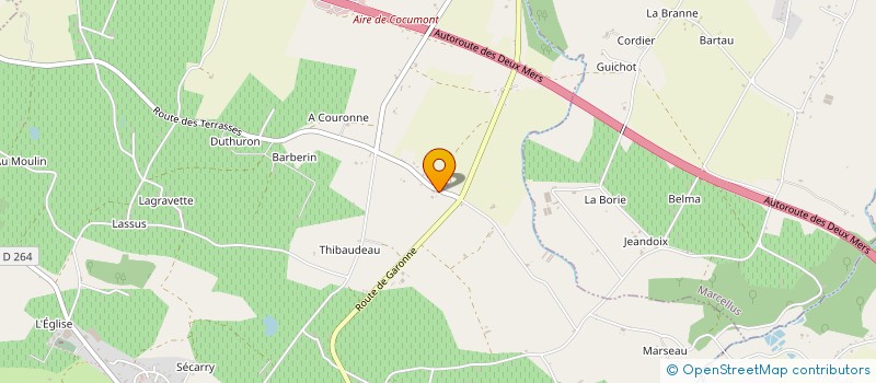 localisation de l'entreprise MONSIEUR PHILIPPE CRICCO  COCUMONT