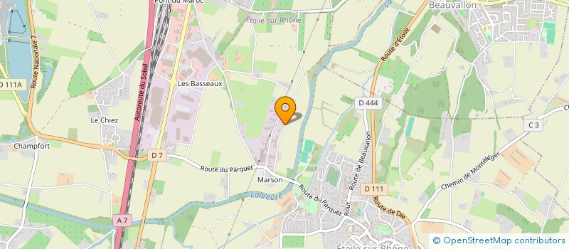 localisation de l'entreprise MONSIEUR PHILIPPE CRIMIER  ETOILE-SUR-RHONE