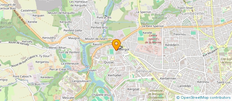 localisation de l'entreprise MONSIEUR PHILIPPE CROGUENNEC à BREST