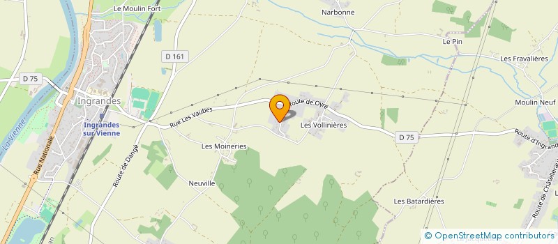 localisation de l'entreprise MONSIEUR PHILIPPE CROIZON à INGRANDES