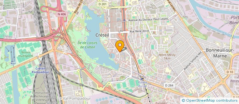 localisation de l'entreprise MONSIEUR PHILIPPE CRON  CRETEIL