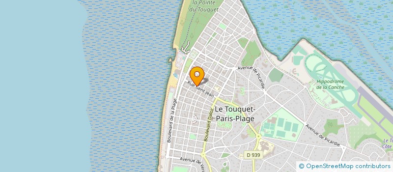 localisation de l'entreprise MONSIEUR PHILIPPE CROQUELOIS à LE TOUQUET-PARIS-PLAGE