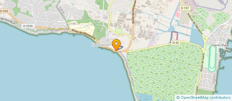 localisation de l'entreprise MONSIEUR PHILIPPE CROSNIER  HYERES