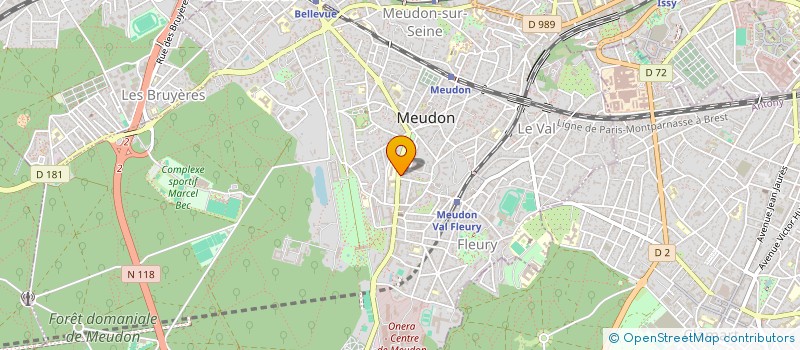 localisation de l'entreprise MONSIEUR PHILIPPE CROSSON à MEUDON