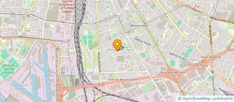 localisation de l'entreprise MONSIEUR PHILIPPE CROZE  VENISSIEUX