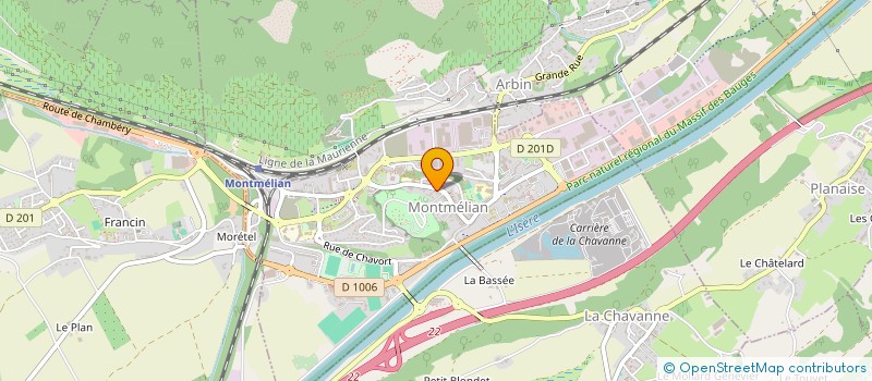 localisation de l'entreprise MONSIEUR PHILIPPE CROZET à MONTMELIAN