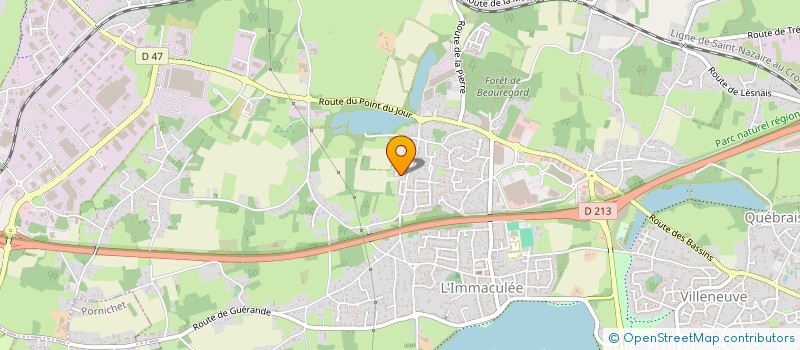 localisation de l'entreprise MONSIEUR PHILIPPE CRUBLE  SAINT-NAZAIRE