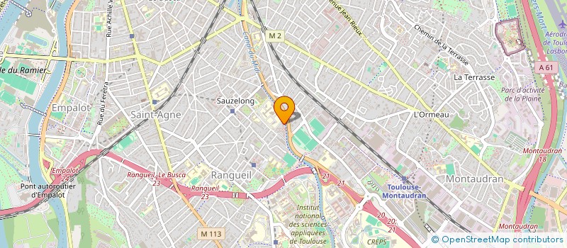 localisation de l'entreprise MONSIEUR PHILIPPE CRUZEL à TOULOUSE