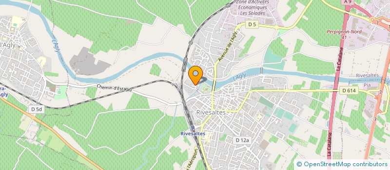 localisation de l'entreprise MONSIEUR PHILIPPE CRUZET  RIVESALTES