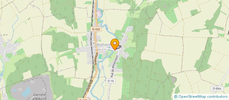 localisation de l'entreprise MONSIEUR PHILIPPE CUENOT  WALHEIM