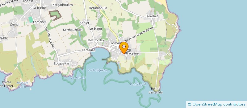 localisation de l'entreprise MONSIEUR PHILIPPE CUENOT à GROIX