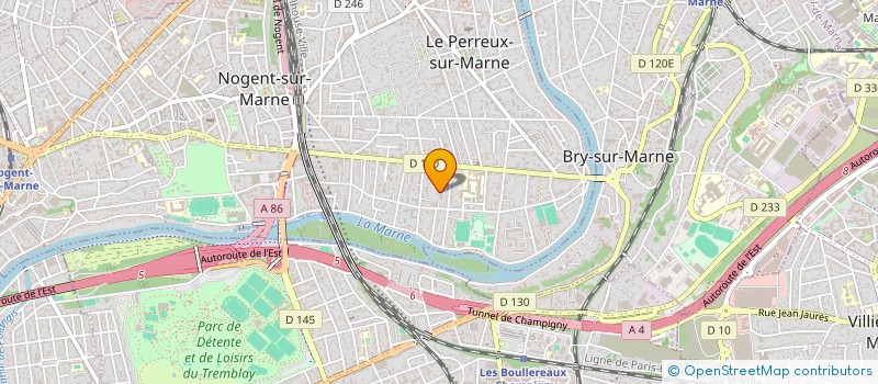 localisation de l'entreprise MONSIEUR PHILIPPE CUFFEZ  LE PERREUX-SUR-MARNE