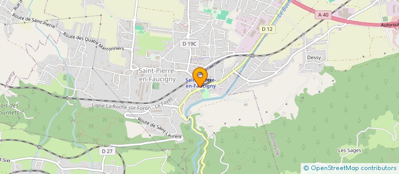 localisation de l'entreprise MONSIEUR PHILIPPE CUISINIER  SAINT-PIERRE-EN-FAUCIGNY