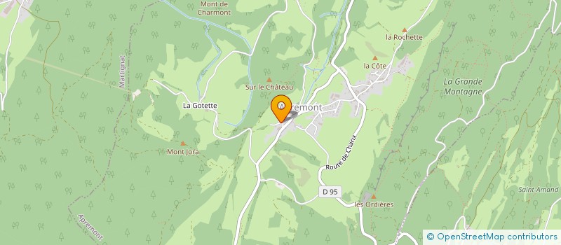 localisation de l'entreprise MONSIEUR PHILIPPE CUNAT à APREMONT