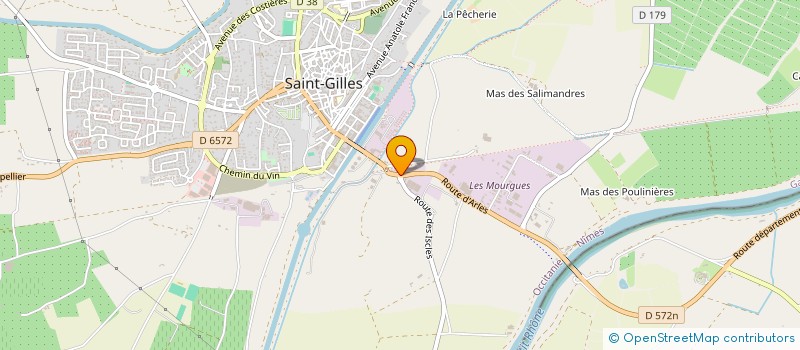 localisation de l'entreprise MONSIEUR PHILIPPE CURABEC à SAINT-GILLES